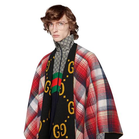 gucci gg poncho|gucci poncho black.